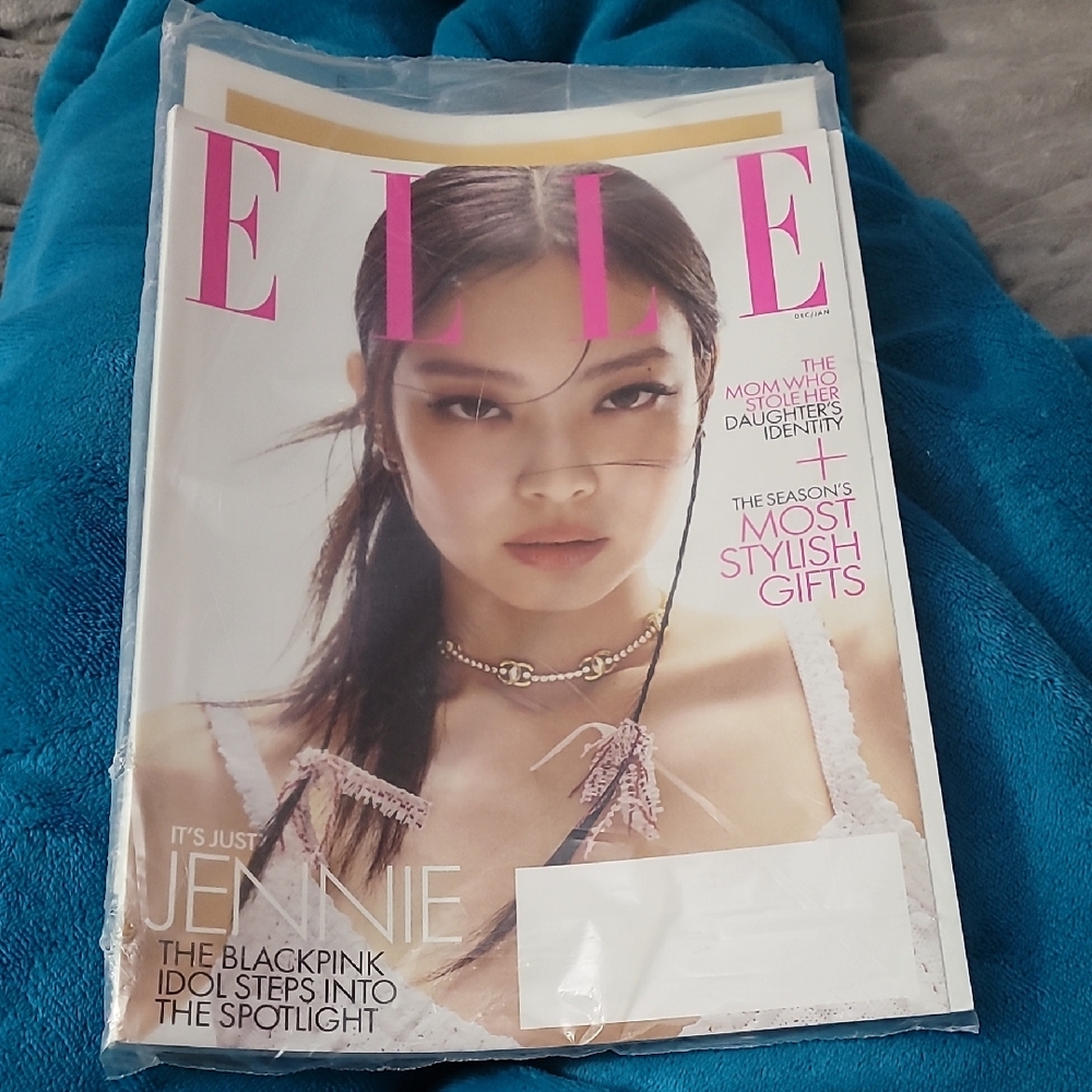 Elle Magazine with Jennie From Blackpink, K Pop. New